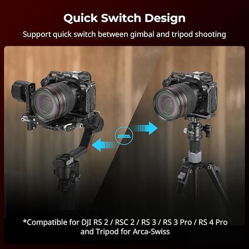 قفص صغير لكاميرا Canon R5 Mark II+مشبك كابل لـ HDMI وUSB-C in Kuwait