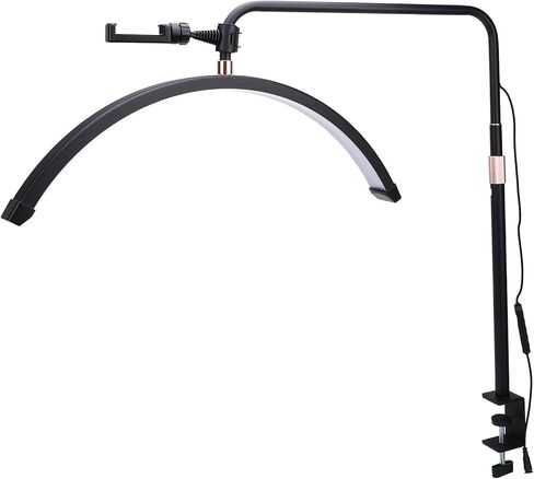 LED Light, Adjustable Color Temperature Shadowless Lighting, 360 Rotatable Head with Remote Control, Ideal for Makeup, Photography & Nail Art, 20inch (US Plug) in Saudi Arabia