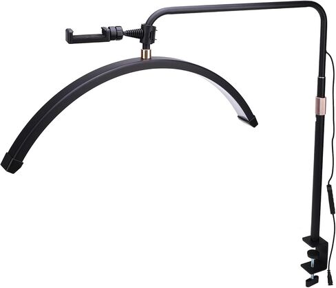 LED Light, Adjustable Color Temperature Shadowless Lighting, 360 Rotatable Head with Remote Control, Ideal for Makeup, Photography & Nail Art, 20inch (US Plug) in Saudi Arabia