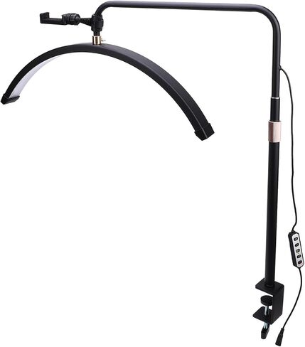 LED Light, Adjustable Color Temperature Shadowless Lighting, 360 Rotatable Head with Remote Control, Ideal for Makeup, Photography & Nail Art, 20inch (US Plug) in Saudi Arabia