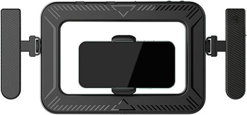 Focket Video Light, Adjustable 2900K to 7000K Color Temperature 10 to 100 Brightness Camera Light, LED Panel with Bluetooth Remote Control Dual Cold Shoe Mounts for Photography in Kuwait