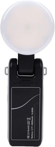 مصباح LED محمول قابل للدوران 180 درجة، مصباح 4 درجات حرارة ألوان، ضوء 2500K 5600K مع بطارية 4000 مللي أمبير في الساعة، مثالي لتسجيل مدونة الفيديو والتصوير الفوتوغرافي والمكياج TikTok in Kuwait