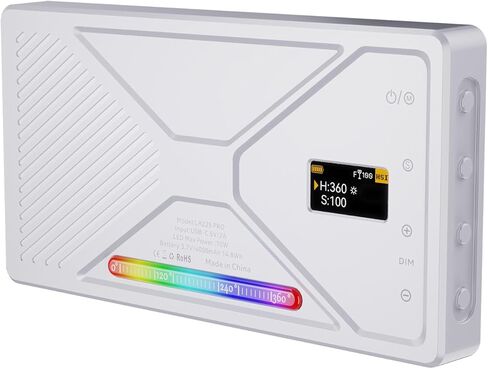 Sorandy 225 خرزة LED 95+ CRI RGB ضوء فيديو، ضوء درجة حرارة اللون 2500K 9900K قابل للتعتيم، 24 تأثير مشهد مع حامل حذاء بارد، مثالي لكاميرا DSLR ومؤتمرات الفيديو والبث المباشر in Kuwait