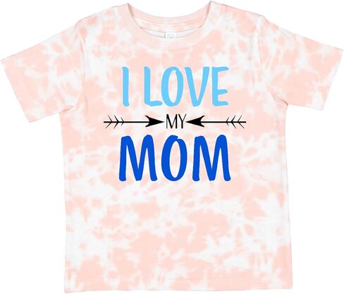 تي شيرت Inktastic I Love My Mom Mothers Day للأطفال الصغار in Kuwait