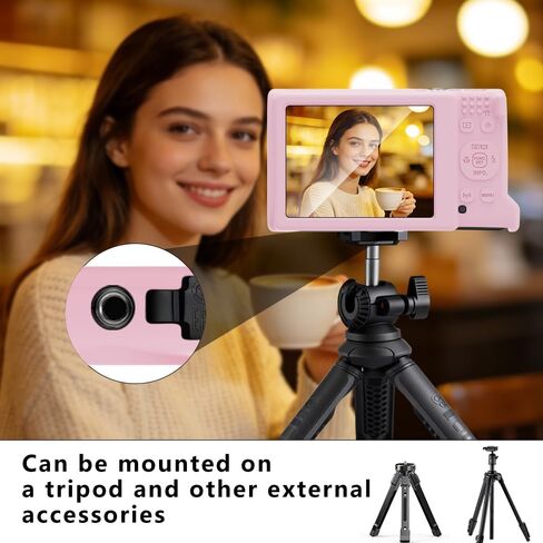 حافظة من السيليكون لكاميرات Canon PowerShot IXY 650/ELPH 360، حافظة كاميرا من السيليكون الناعم، حافظة واقية محمولة مقاومة للخدش لجسم الكاميرا. امنح سلسلة كريستال (وردي) in Kuwait