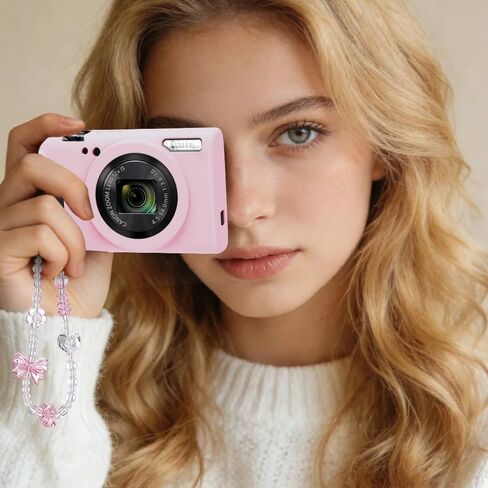 حافظة من السيليكون لكاميرات Canon PowerShot IXY 650/ELPH 360، حافظة كاميرا من السيليكون الناعم، حافظة واقية محمولة مقاومة للخدش لجسم الكاميرا. امنح سلسلة كريستال (وردي) in Kuwait