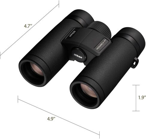 منظار نيكون مونارك M7 المقاوم للماء والضباب مقاس 10 × 30 من نيكون (16764) + حقيبة ظهر + مجموعة تنظيف + غطاء عدسة in Kuwait
