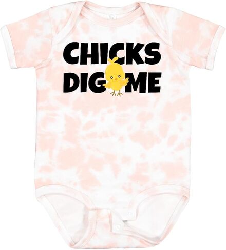 inktastic Chicks Dig Me Baby Bodysuit in Kuwait