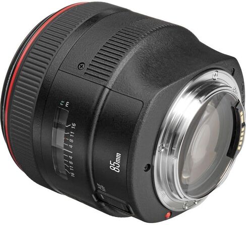 مجموعة عدسات Canon EF 85mm f/1.2L II USM | صورة شخصية احترافية من سلسلة L مع فتحة f/1.2 فائقة السرعة وتركيز تلقائي USM من النوع الدائري | لصور الزفاف والصور في الإضاءة المنخفضة (1056B002) + مجموعة الفلاتر + المزيد in Kuwait