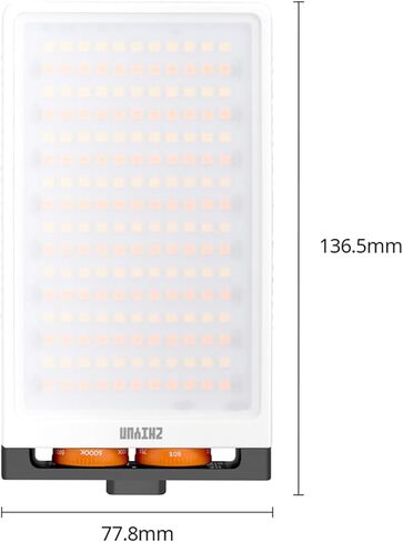 Tyenaza M40 40W LED ضوء الفيديو ضوء الكاميرا المحمولة 2700K-6200K عكس الضوء 14000 Lux CRI 96+ PD إعداد إضاءة التصوير الفوتوغرافي للشحن السريع لبث الفيديو المباشر in Kuwait