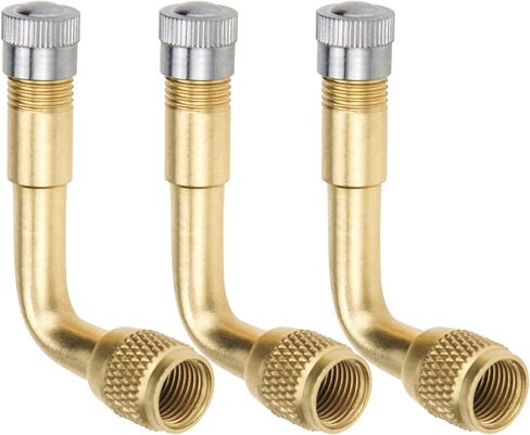 6-Pack Valve Stem Extenders, Mellbree 45 Degree 90 Degree 135 Degree Schrader Tire Valve Extension Compatible for Dual Wheels Passenger Cars, RV, Stroller, Bicycles, Motorcycles and Trailers in Kuwait