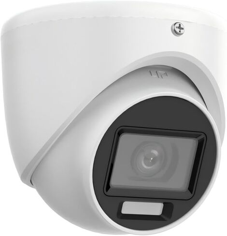 كاميرا DS-2CE76K0T-LMFS 3K Smart Hybrid Light Turbo HD TVI، محور BNC تناظري، 4 في 1 (TVI/AHD/CVI/CVBS)، مقاومة للطقس IP67، عدسة زاوية واسعة 2.8 مم، ميكروفون مدمج، تعمل فقط مع مسجل فيديو رقمي بدقة 8 ميجابكسل 4K in Kuwait