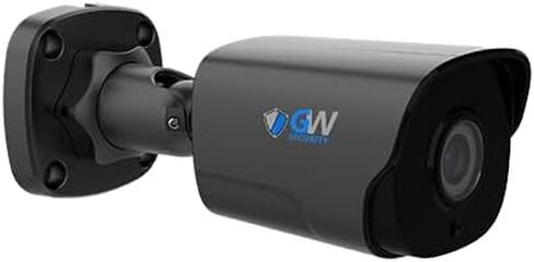 كاميرا مراقبة GW Security 6K 12MP TAA & NDAA الذكية AI PoE IP Microhone Black Bullet Security (GW1263501M) in Kuwait