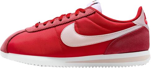 حذاء Nike Cortez Textile (أحمر جامعي/أبيض/أحمر فضي) in Kuwait