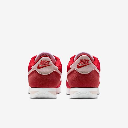 حذاء Nike Cortez Textile (أحمر جامعي/أبيض/أحمر فضي) in Kuwait
