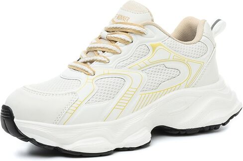 Women's Lightweight Plastic Steel Toe Safety Shoes Puncture Proof Lace-Up Sneakers in Saudi Arabia