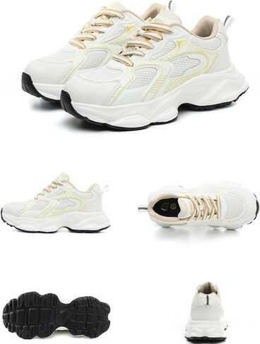 Women's Lightweight Plastic Steel Toe Safety Shoes Puncture Proof Lace-Up Sneakers in Saudi Arabia