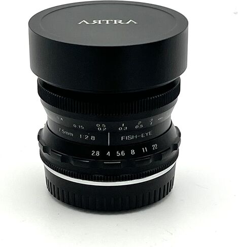ARTRA LAB OCULILUMEN مقاس 7.5 مم f2.8 عين السمكة (APS-C) فضي متوافق مع Canon M in Kuwait