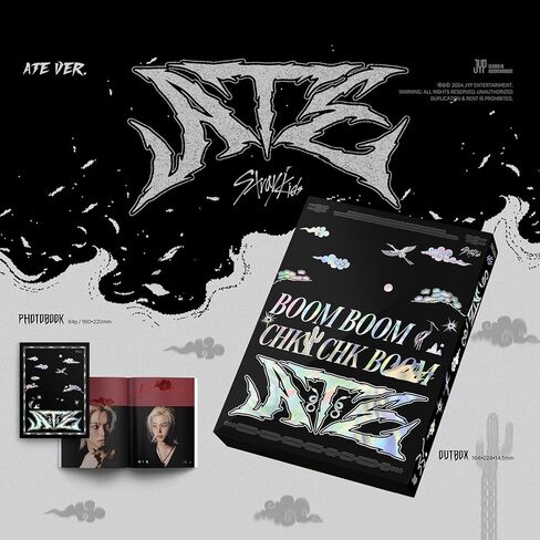Stray Kids - [ATE] (ATE Ver.) كتاب الصور + CD-R + إيصال الصورة أحادية اللون + بطاقة الصور + بطاقة PVC in Kuwait