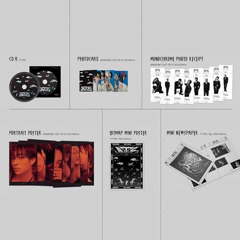 Stray Kids - [ATE] (ATE Ver.) كتاب الصور + CD-R + إيصال الصورة أحادية اللون + بطاقة الصور + بطاقة PVC in Kuwait