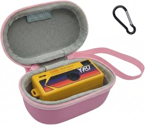 حقيبة حمل MGZNMTY لكاميرا KODAK Charmera الرقمية ذات سلسلة مفاتيح، مع حبل معصم وحلقة تسلق (جراب فقط) (أخضر) in Kuwait