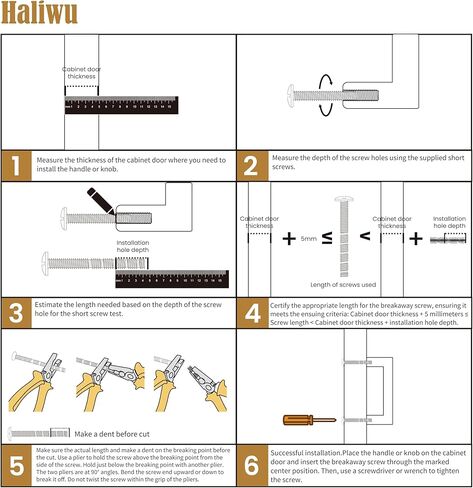 Haliwu 10 Pack Brushed Nickel Cabinet Pulls, Barrel Cabinet Handles Gold Kitchen Hardware Pulls, 3 inch Hole to Hole Center in Kuwait