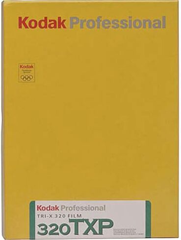 فيلم KODAK Tri-X Pan TXP Professional 4164 أبيض وأسود ISO 320، 8x10 بوصة - 10 ورقات in Kuwait