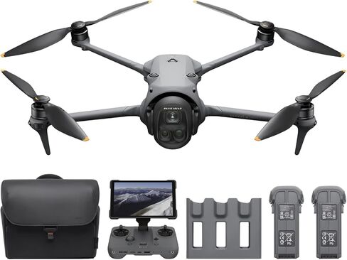 مجموعة DJI Mavic 4 Pro 512GB Creator Combo مع RC Pro 2، (بما في ذلك خطة رعاية DJI NYC لمدة عام واحد) طائرة بدون طيار ثلاثية الكاميرا الرائدة مع كاميرا Hasselblad بدقة 100 ميجابكسل 4/3 CMOS، الحد الأقصى لوقت الطيران 51 دقيقة، ثلاث بطاريات، محور شحن، احتراف in Kuwait
