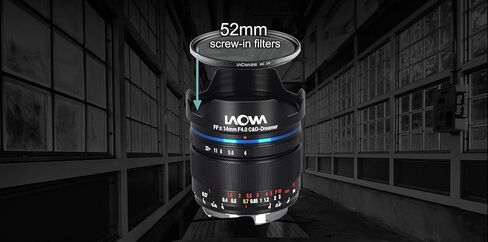 عدسة Venus Laowa 14mm f4 FF RL Zero-D ذات زاوية واسعة وتركيز يدوي بإطار كامل لكاميرا Sony E Mount in Kuwait