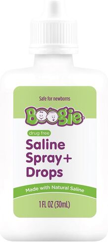 Boogie Baby Saline Spray and Drops ، Ensolergy Relief ، Sprayshal Deconstant ، FSA/HSA مؤهلة ، مصنوعة من المالحة الطبيعية ، رائحة جديدة ، 1 أونصة (حزمة 2) in Saudi Arabia
