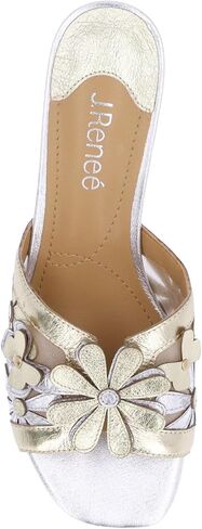 صندل نسائي J.Reneé J Renee Davina، 75 BM US GoldSilver، 7.5 in Kuwait