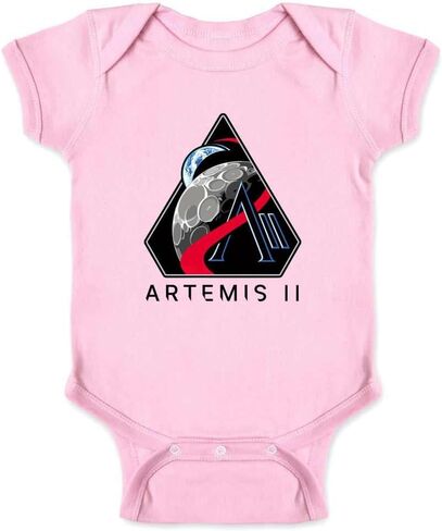 بدلة للجسم من Pop Threads NASA Artemis II Program Mission Patch للرضع من الأولاد والبنات in Kuwait