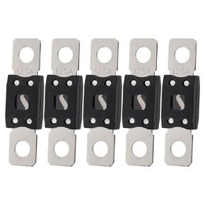 125A High Current Fuse,Amg Fuse, Bolt On Fuse for Cars, Forklifts, Trucks and Caravans,Amp Mega Fuse 5 Pcs