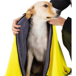 مناشف حمام الكلاب لتجفيف الكلاب المتوسطة، مناشف تجفيف الكلاب للكلاب المتوسطة ماصة، مناشف الكلاب سريعة الجفاف لاستحمام الحيوانات الأليفة in Kuwait