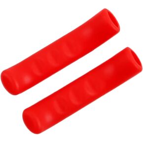 1 Pair Red Bicycle Brake Lever Grip Protector Cover, Brake Parts,Shock Absorption Scratch Proof Bicycle Brake Handlebar Covers, Anti-Slip Brake Handle Silicone Sleeve for Bike Cycling Bike Accessorie