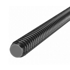 High-Strength Threaded Rod, 1/2"-13 Thread Size, 11" Length