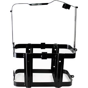 HFS (R) Metal Gas Can Holder with Locking Clasp - Fits 5 Gallon Cans - for American Jeeps and Outdoor Activities
