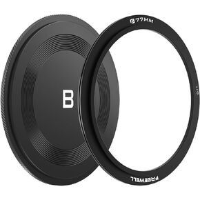 Freewell 77mm Adapter Ring with Back Cap for V2 Series