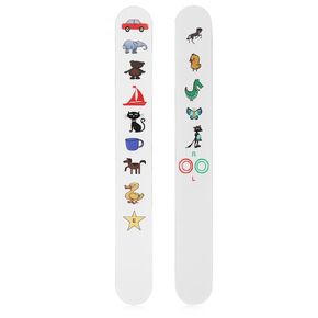 Check Vision Tester Stick, ANGGREK Kids Fixation Stick Vision Tester Clear Colorful Animal Patterns Waterproof Coating Thicken Eye Test Card(No.1)