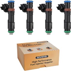 4593986AB OE 2.4L Fuel Injectors,Compatible with/Jeep Cherokee Compass Renegade 2014 2015 2016 2017 2018,Compatible with/Chrysler 200 Fiat 500X,Compatible with/Dodge Dart 2.4 2.0 |2 Holes| |Set of 4|