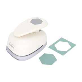 Bira Craft 2.5 inch Hexagon Shape Lever Action Craft Punch for Paper Crafting Scrapbooking