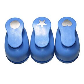 Crafts Punch Set 5/8-Inch Paper Punches,Pack of 3,Heart,Circle,Star