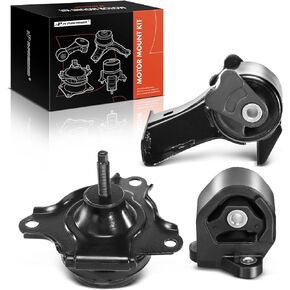 A-Premium 3PCS Engine Motor Mount and Transmission Mount Set Compatible with Honda Civic 2003 2004 2005 L4 1.3L, Replace# 50821-S6M-013, 50821S6M013