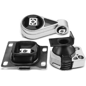 A-Premium 3PCS Engine Motor Mount Transmission Mount and Torque Strut Mount Set Compatible with Ford Focus 2005 2006 2007 L4 2.0L, Automatic Transmission, Sedan Hatchback Wagon