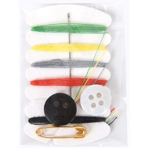 GANPUB Multicolour Mini Portable Sewing Kit Disposable Cotton Sewing Needles Kits DIY Handmade Home Sewing Tools Acceesories Sewing Project Kits