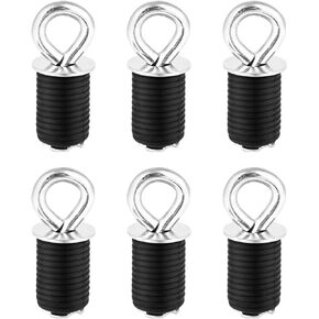 Ranger General Tie Down Anchor,Bed Lock and Ride Accessories Compatible with Polaris Ranger 1000 XP 900 XP 800 700 500 570 General 1000 with 1-7/16" Hole (6 Pcs,Black)