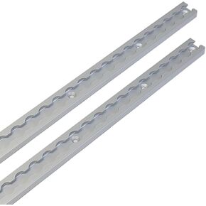 BoxerTool Heavy Duty 2 Pack 24" Aluminum L Track - Tie Down System Trailer, Vans, Trucks, Motorcycles, ATV, UTV – L Track Airline Track Style