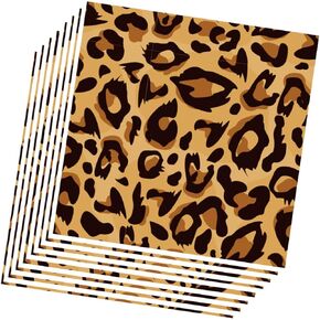 Animal Leopard Print Party Paper Napkins for Jungle Animal Party Supplies Safari Leopard Disposable Napkins Animal Themed Luncheon Paper Napkins Safari Leopard Party Themed Birthday Supplies(40 Pcs)