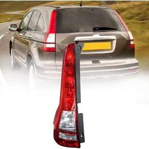 Tail Light Assembly Compatible with Honda CRV CR-V 2007 2008 2009 2010 2011 Halogen Brake Stop Lamps Rear Lamp Left Driver Side