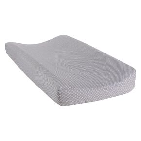 Trend Lab Safari Chevron Dot Changing Pad Cover, Black/White, 6 Count